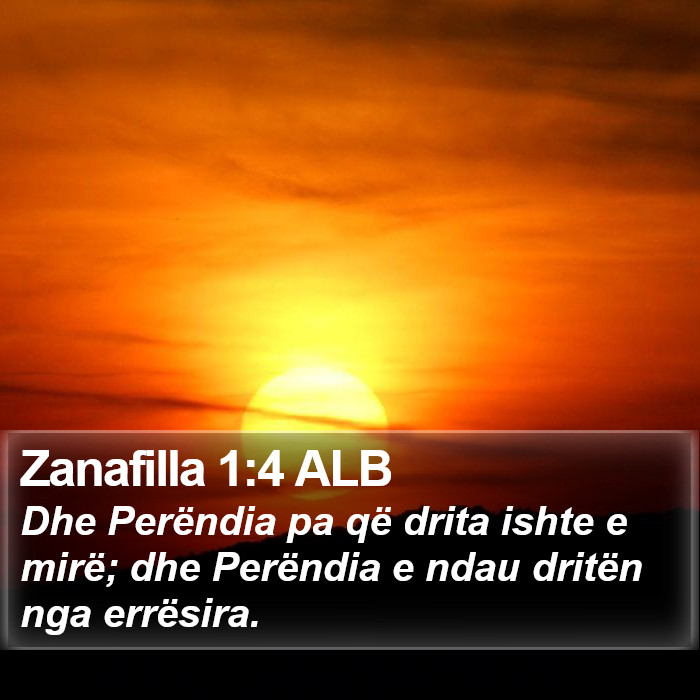 Zanafilla 1:4 ALB Bible Study