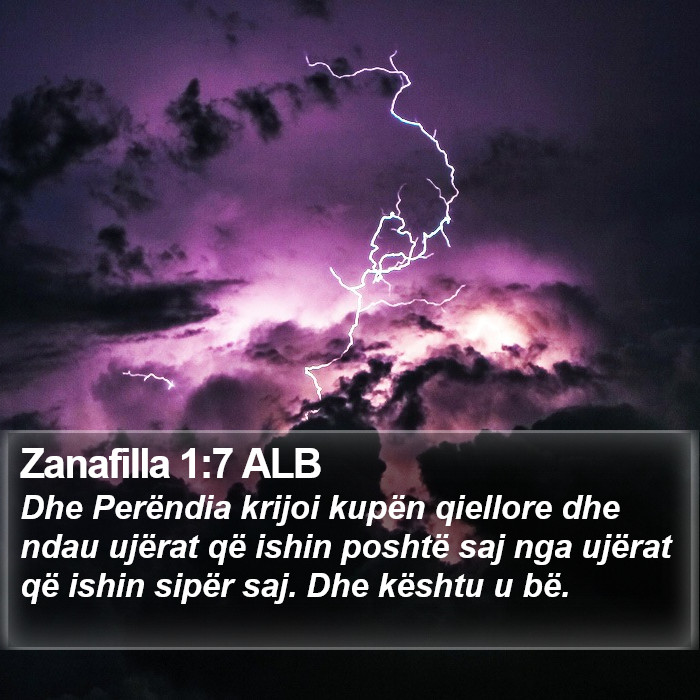 Zanafilla 1:7 ALB Bible Study