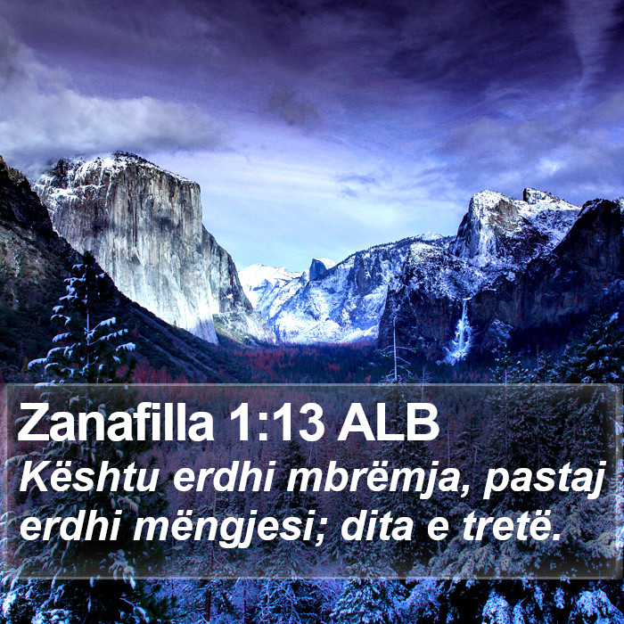 Zanafilla 1:13 ALB Bible Study