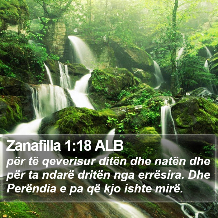 Zanafilla 1:18 ALB Bible Study