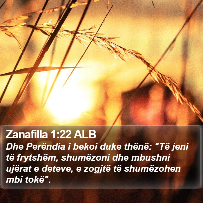 Zanafilla 1:22 ALB Bible Study