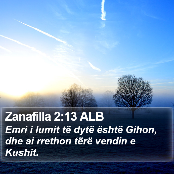 Zanafilla 2:13 ALB Bible Study