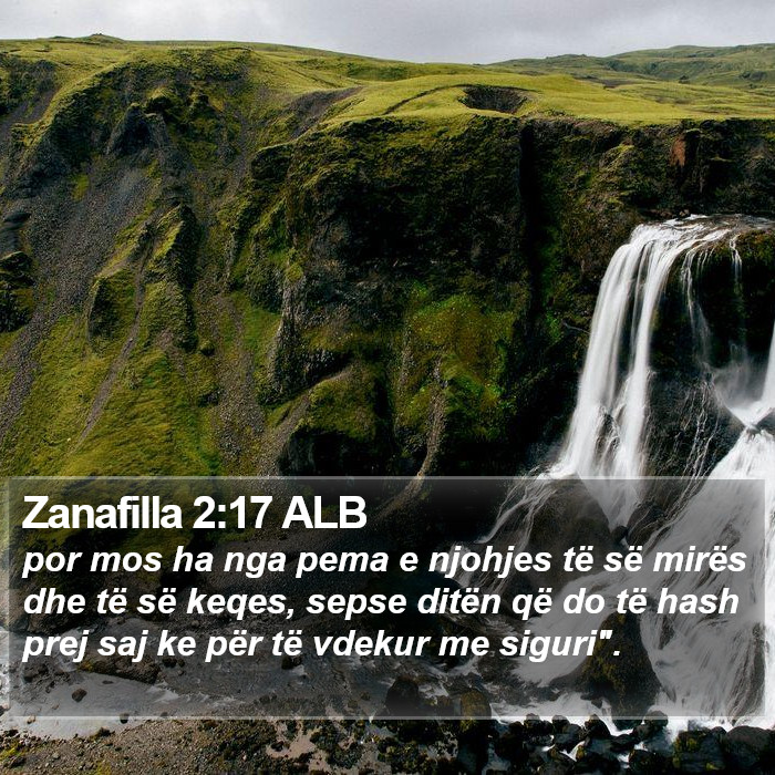 Zanafilla 2:17 ALB Bible Study