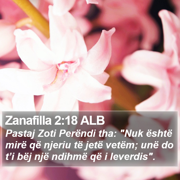 Zanafilla 2:18 ALB Bible Study