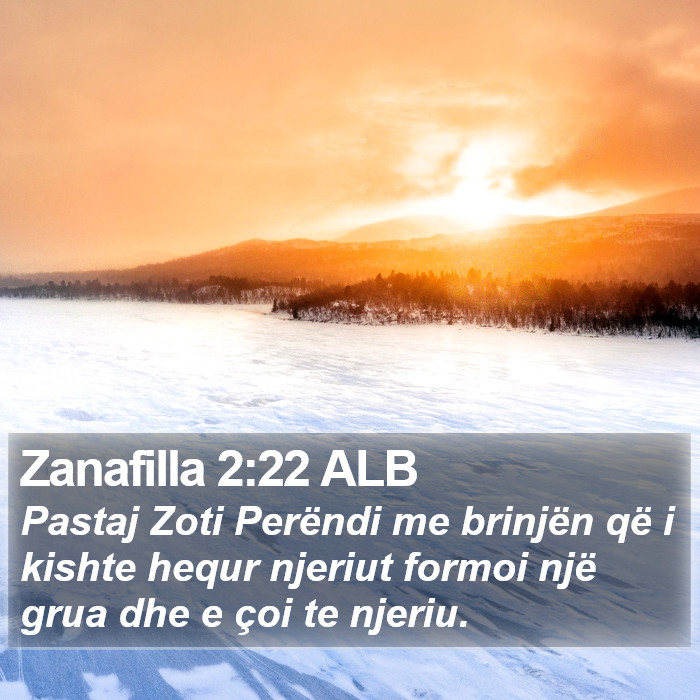 Zanafilla 2:22 ALB Bible Study