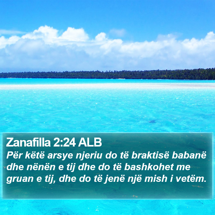 Zanafilla 2:24 ALB Bible Study