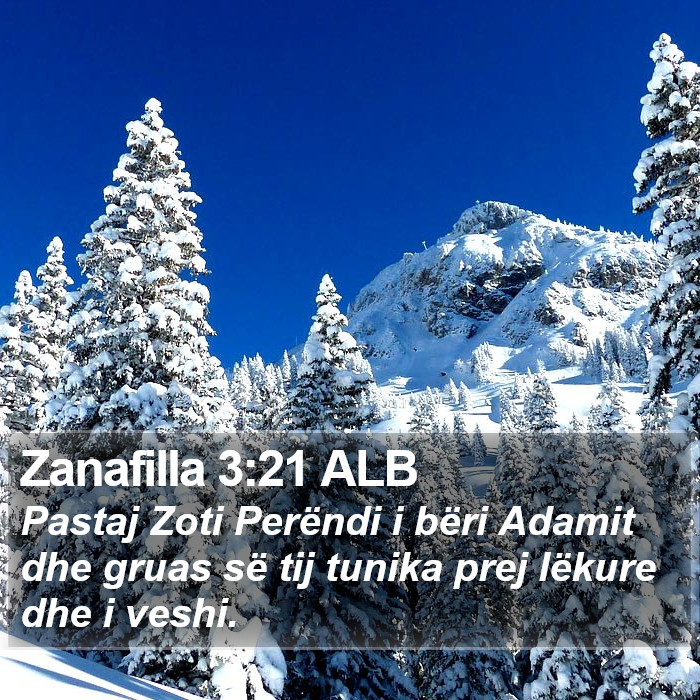 Zanafilla 3:21 ALB Bible Study