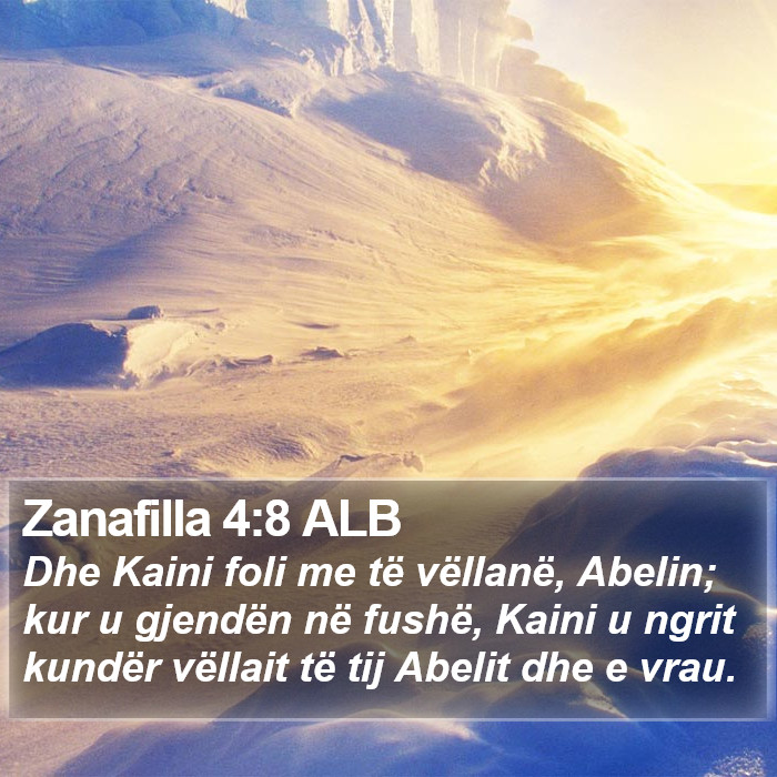 Zanafilla 4:8 ALB Bible Study