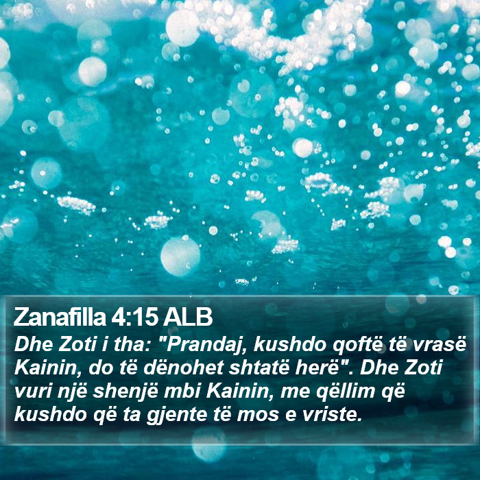 Zanafilla 4:15 ALB Bible Study