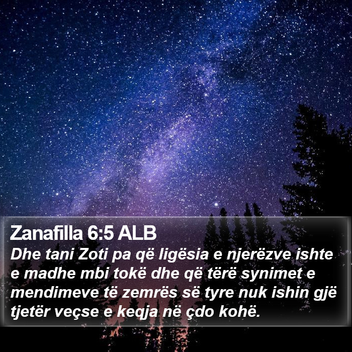 Zanafilla 6:5 ALB Bible Study