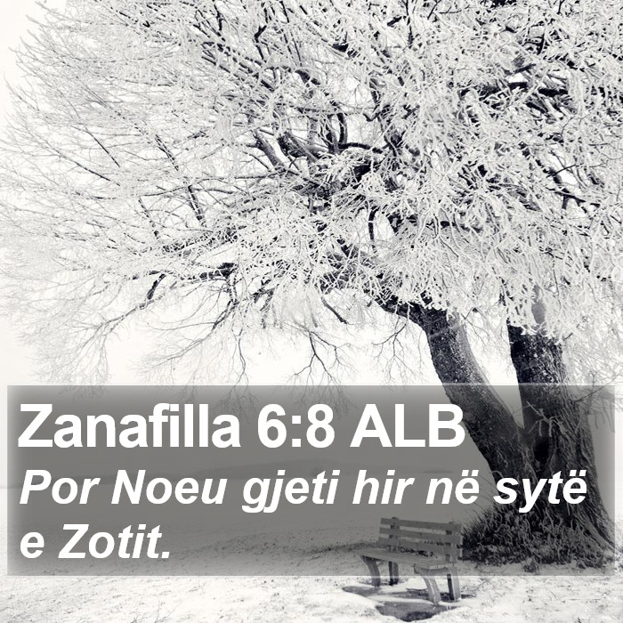 Zanafilla 6:8 ALB Bible Study