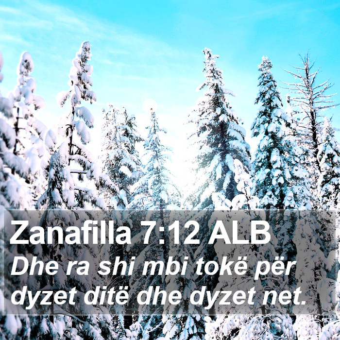 Zanafilla 7:12 ALB Bible Study