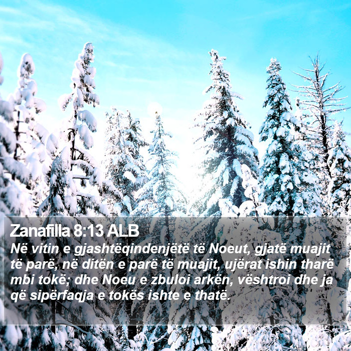 Zanafilla 8:13 ALB Bible Study