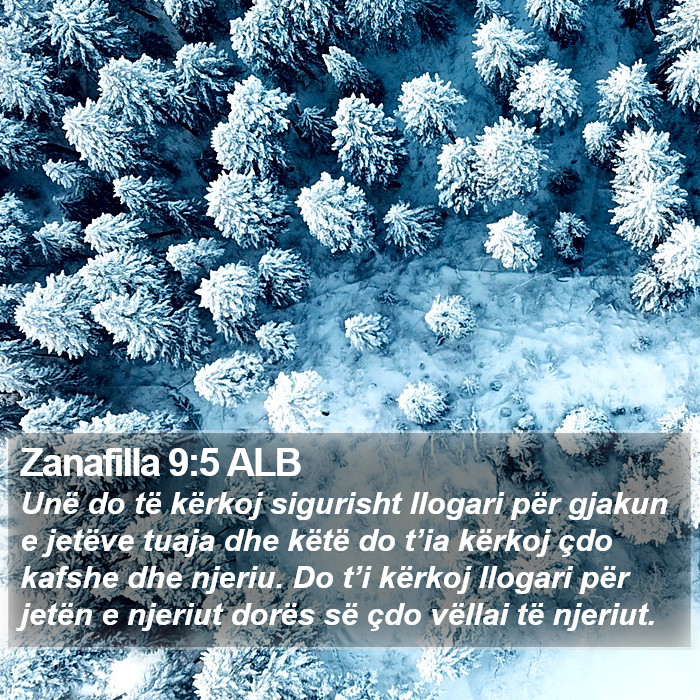 Zanafilla 9:5 ALB Bible Study