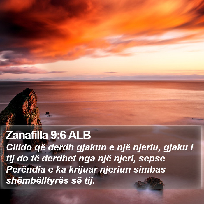 Zanafilla 9:6 ALB Bible Study