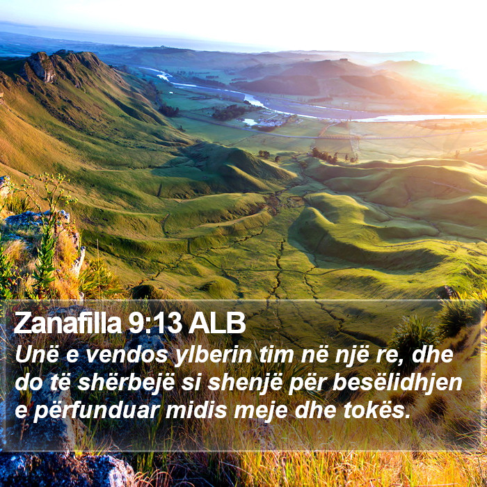 Zanafilla 9:13 ALB Bible Study