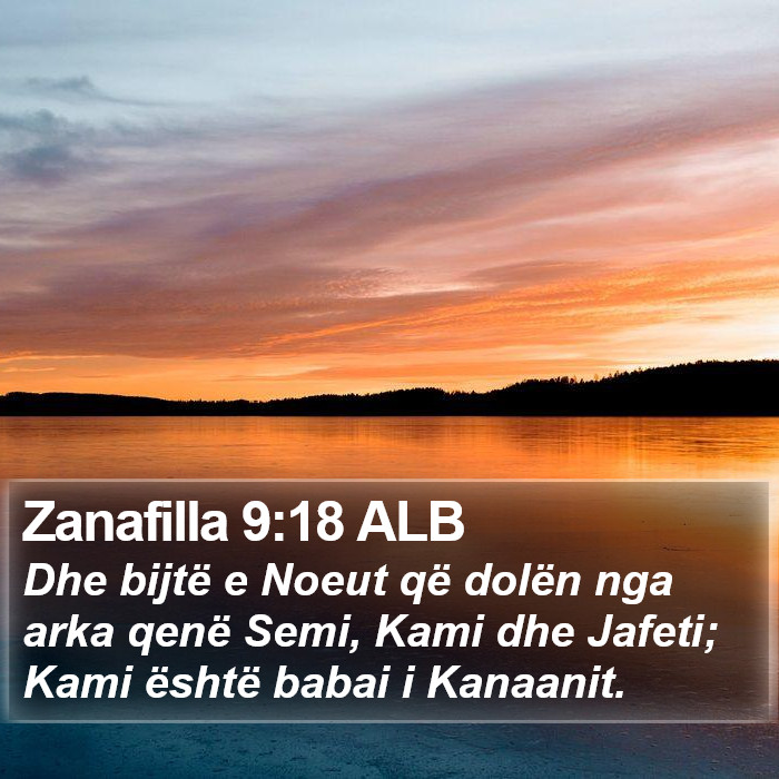 Zanafilla 9:18 ALB Bible Study