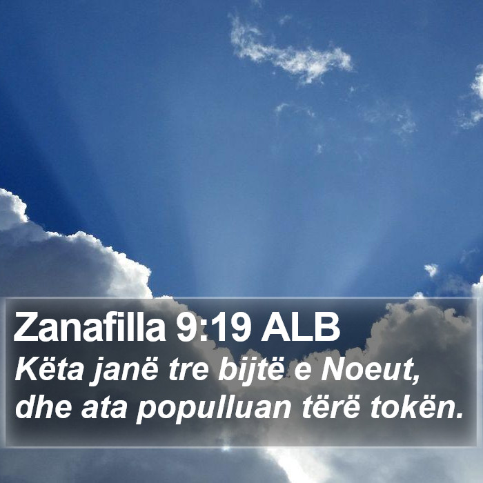 Zanafilla 9:19 ALB Bible Study