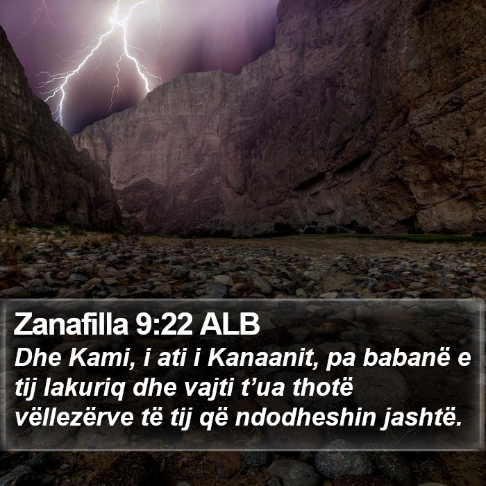 Zanafilla 9:22 ALB Bible Study