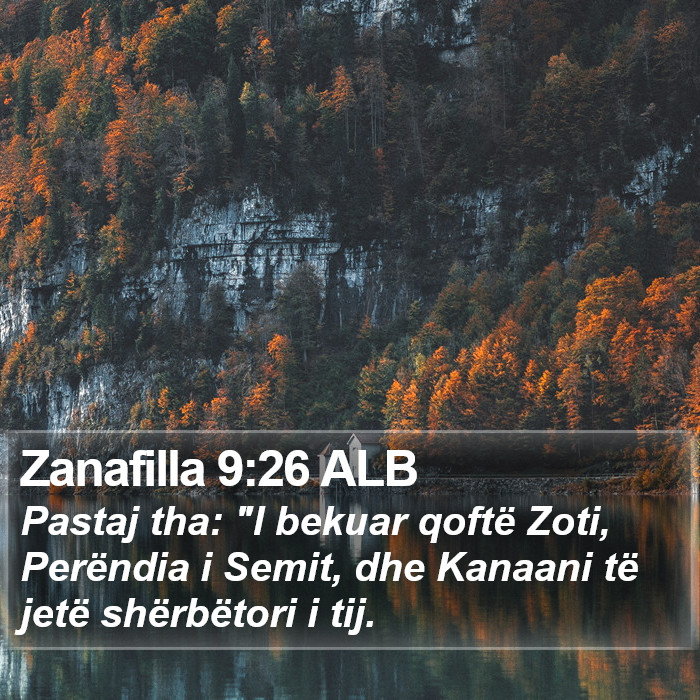 Zanafilla 9:26 ALB Bible Study