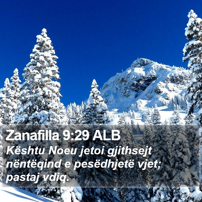 Zanafilla 9:29 ALB Bible Study