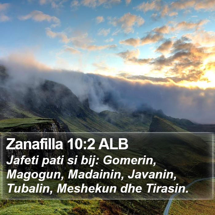 Zanafilla 10:2 ALB Bible Study