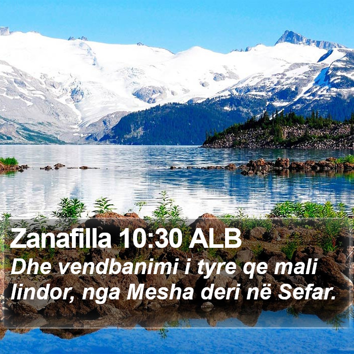 Zanafilla 10:30 ALB Bible Study