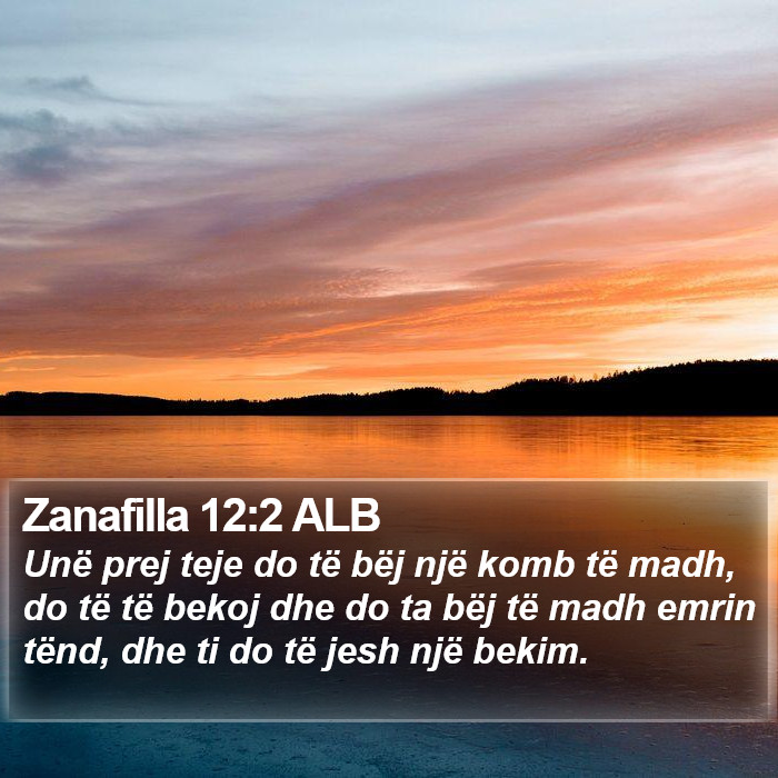 Zanafilla 12:2 ALB Bible Study