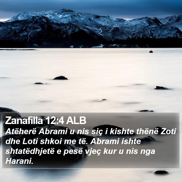 Zanafilla 12:4 ALB Bible Study