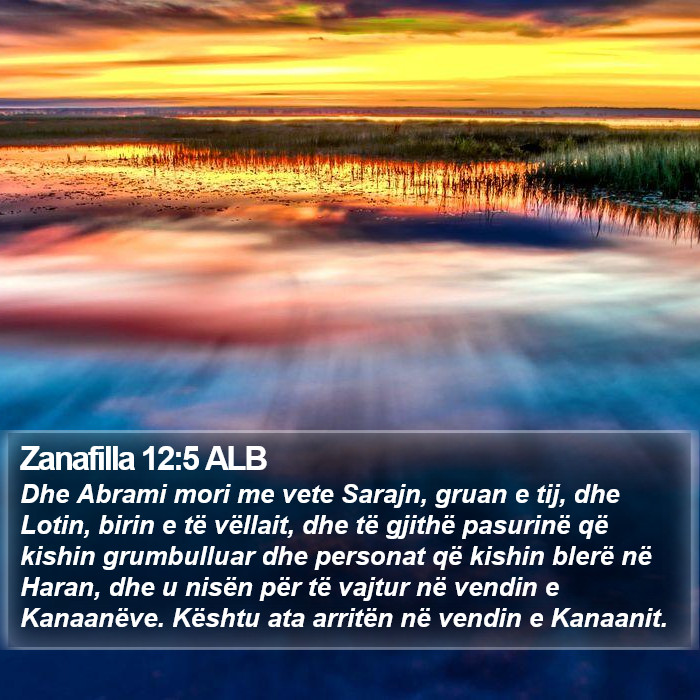 Zanafilla 12:5 ALB Bible Study