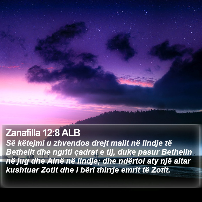 Zanafilla 12:8 ALB Bible Study