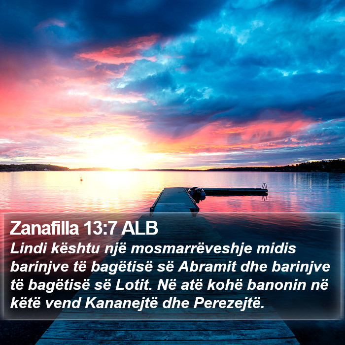 Zanafilla 13:7 ALB Bible Study