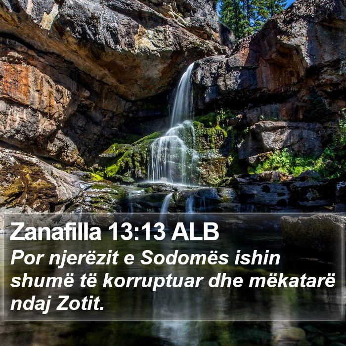 Zanafilla 13:13 ALB Bible Study