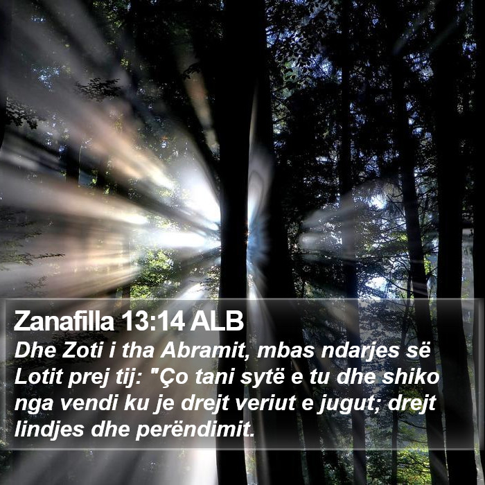 Zanafilla 13:14 ALB Bible Study