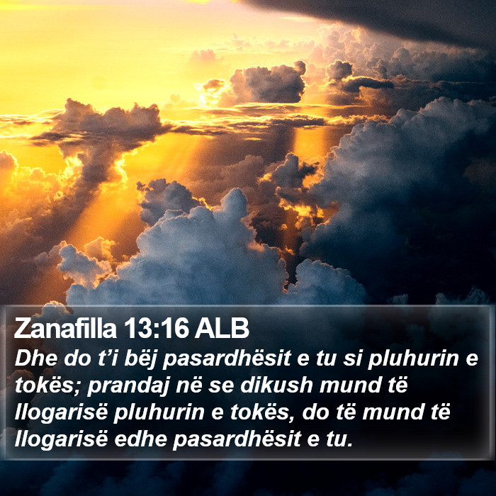 Zanafilla 13:16 ALB Bible Study