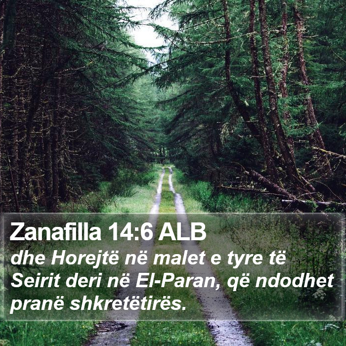 Zanafilla 14:6 ALB Bible Study