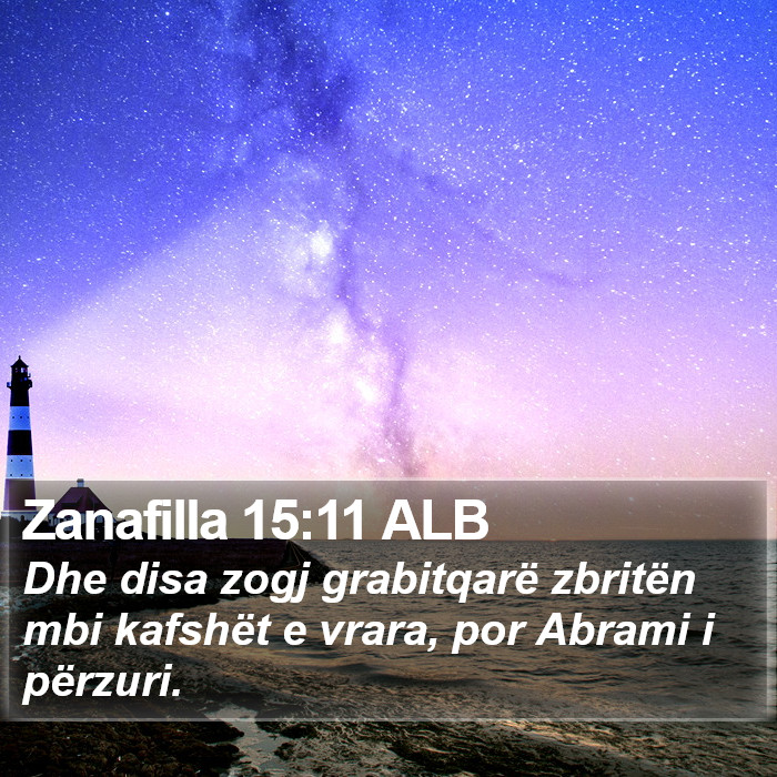 Zanafilla 15:11 ALB Bible Study