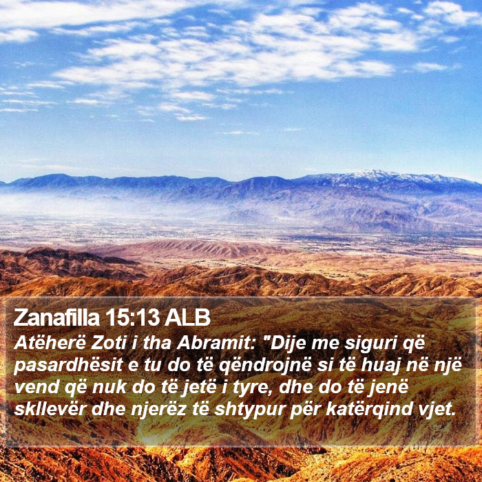 Zanafilla 15:13 ALB Bible Study