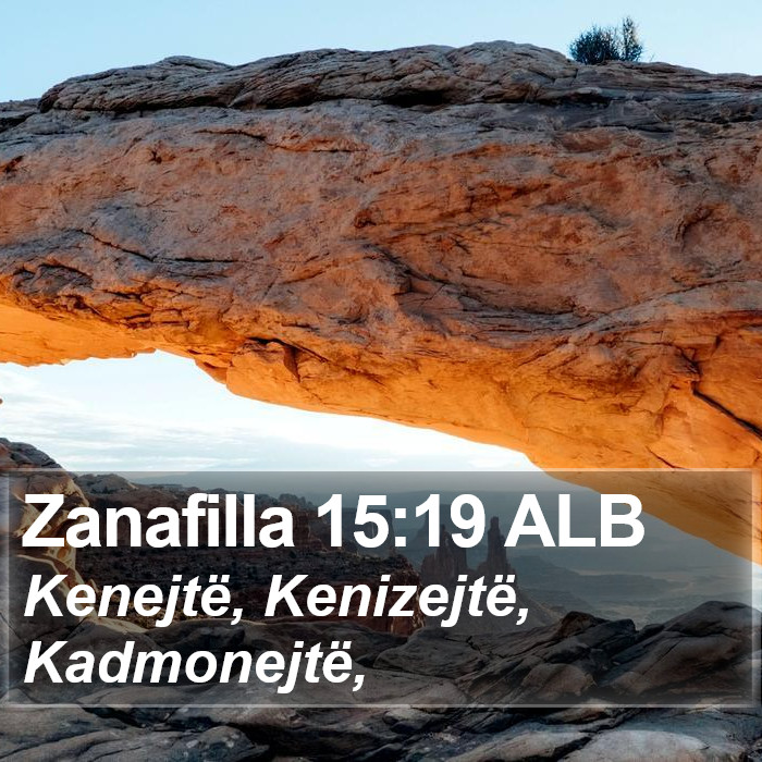 Zanafilla 15:19 ALB Bible Study