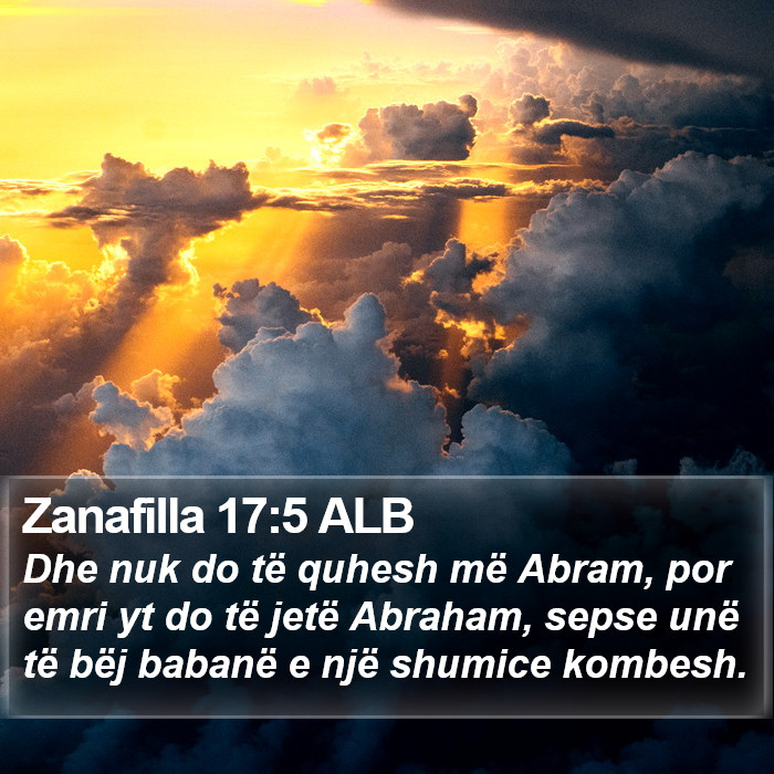 Zanafilla 17:5 ALB Bible Study