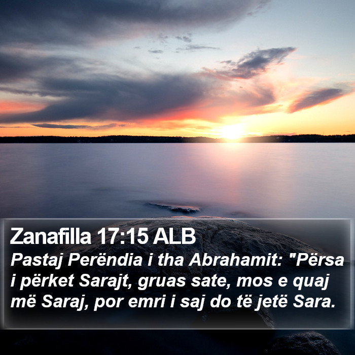 Zanafilla 17:15 ALB Bible Study