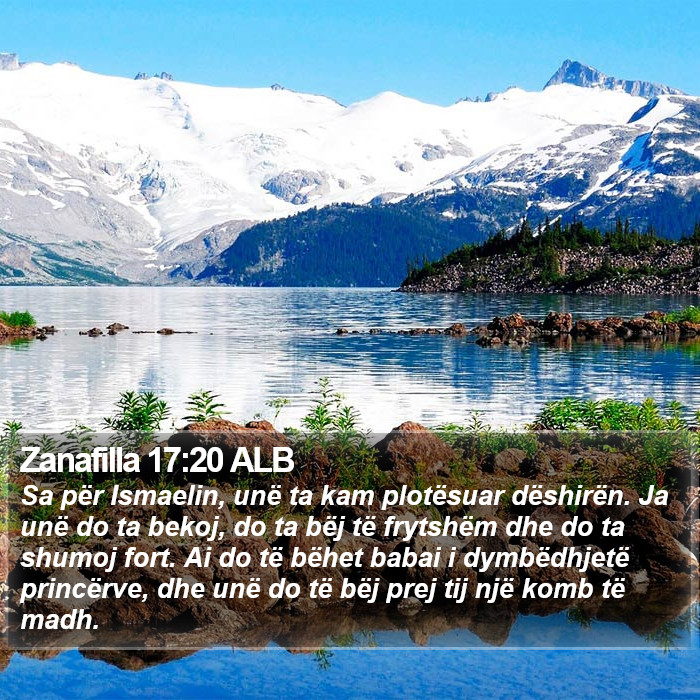 Zanafilla 17:20 ALB Bible Study