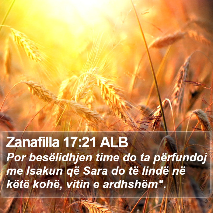 Zanafilla 17:21 ALB Bible Study