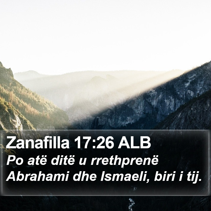 Zanafilla 17:26 ALB Bible Study