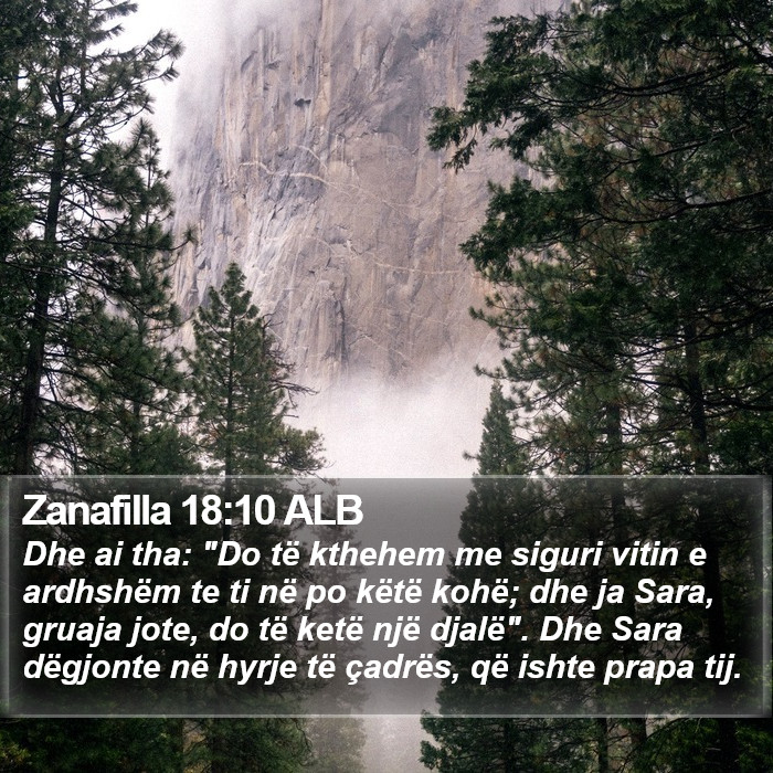 Zanafilla 18:10 ALB Bible Study