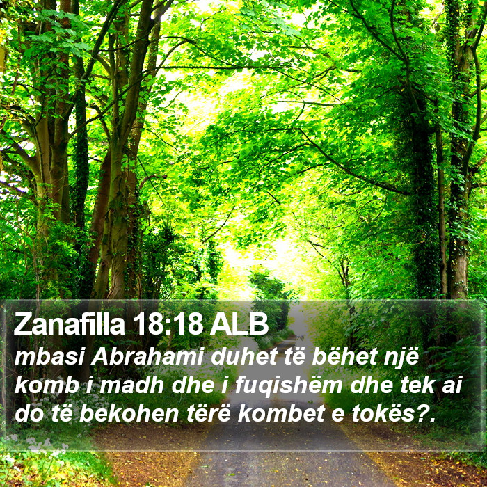 Zanafilla 18:18 ALB Bible Study