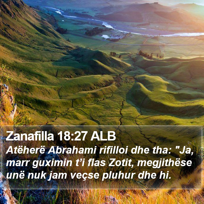 Zanafilla 18:27 ALB Bible Study