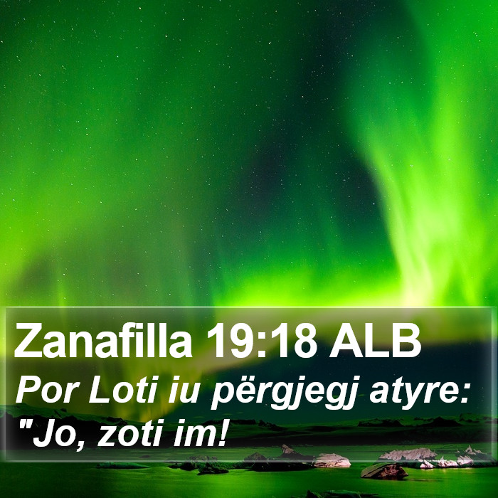 Zanafilla 19:18 ALB Bible Study