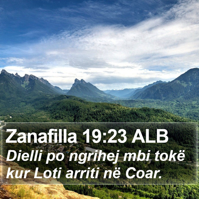 Zanafilla 19:23 ALB Bible Study