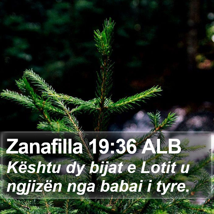 Zanafilla 19:36 ALB Bible Study